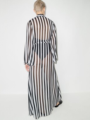 Alexandra Miro long-sleeve graphic-print Dress - Farfetch