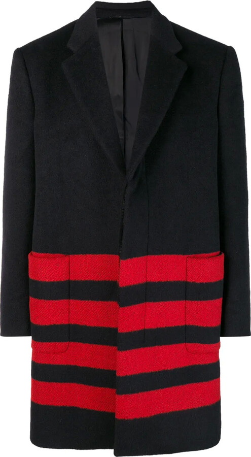 calvin klein men's prosper slim fit single breasted top coat