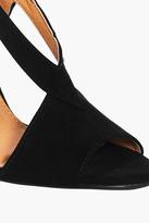 Thumbnail for your product : boohoo Bella Caged Front Peeptoe Sandal