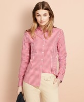 Thumbnail for your product : Brooks Brothers Gingham Stretch Cotton Poplin Shirt