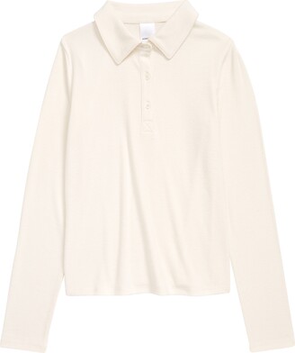 Nordstrom Kids' Brushed Rib Polo Top