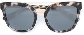 Dolce & Gabbana oval frame sunglasses - women - Acetate - One Size