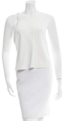 Paco Rabanne Lace-Up Sleeveless Top w/ Tags White Lace-Up Sleeveless Top w/ Tags