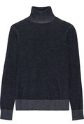 Thumbnail for your product : Equipment Kimber cotton and linen-blend turtleneck sweater