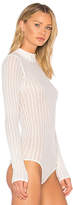Thumbnail for your product : Ronny Kobo Maureen Novelty Stripe Bodysuit