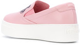 Thumbnail for your product : Kenzo platform contrast loafers