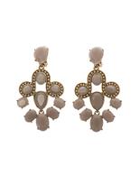 Thumbnail for your product : Oscar de la Renta Crystal chandelier earrings