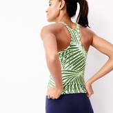 Thumbnail for your product : J.Crew New Balanceu0026reg; for Racerback tank top with built-in sports bra in palm print