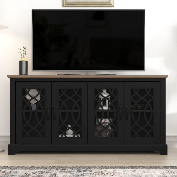 GalanoTVStandwithstorageanddecorativeCut-OutPattern59.6\