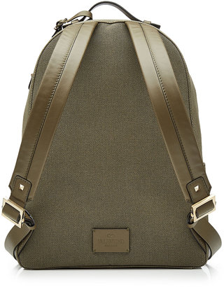 Valentino Embroidered Canvas Backpack