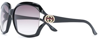 Gucci Pre-Owned 2000s Interlocking G square-frame sunglasses