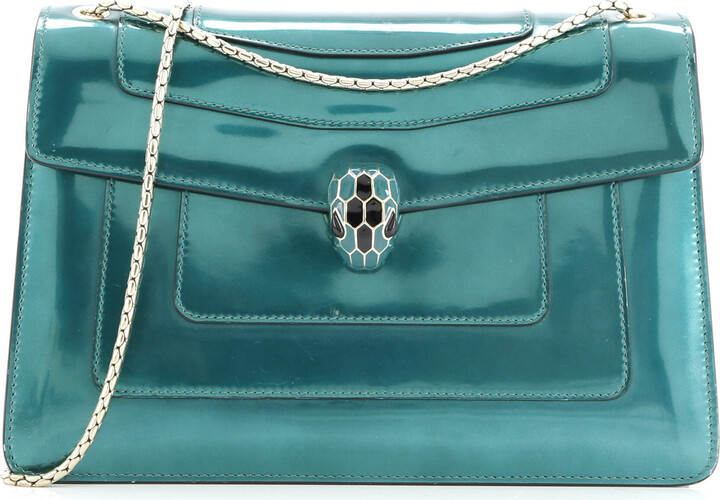 Bvlgari Serpenti Forever Shoulder Bag Patent Medium