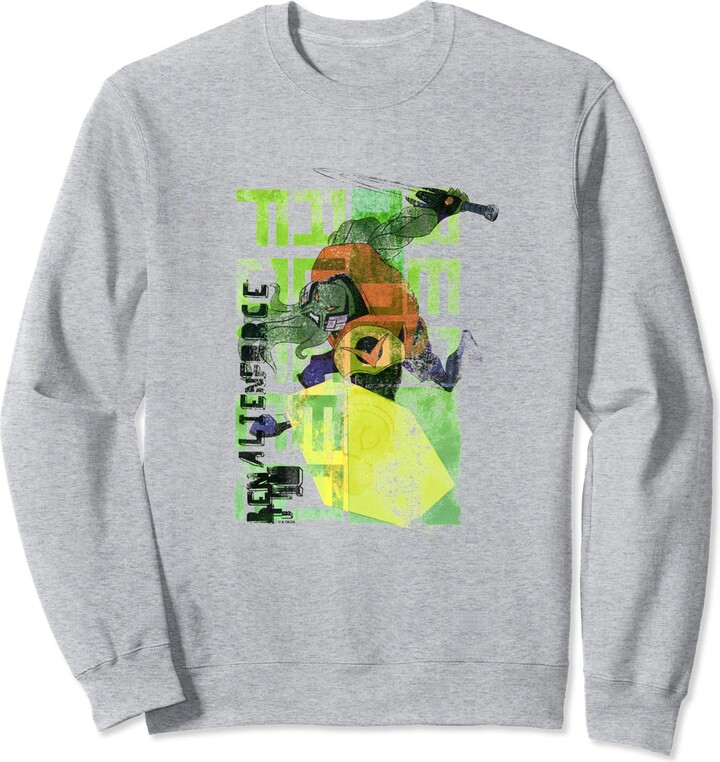 Ben 10 Alien Force Vilgax Sword Attack Distressed Shot Sweatshirt