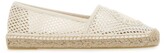 Thumbnail for your product : Stella McCartney Logo Patch Mesh Espadrilles