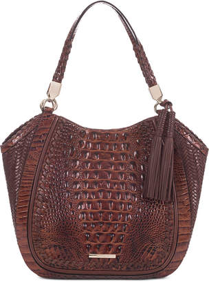 Brahmin Marianna Ross Embossed Leather Tote