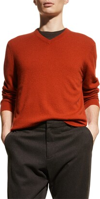 Neiman Marcus Men's Cloud Cashmere V-Neck Sweater