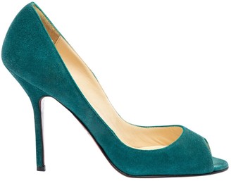 green louboutin heels