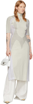 GmbH Off-White Wool Awra Three-Tone Dress