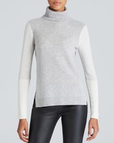 Thumbnail for your product : Bloomingdale's C by Color Block Cashmere Turtleneck Sweater