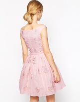 Thumbnail for your product : ASOS COLLECTION Prom Dress With Floral Embroidery