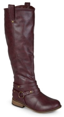 burgundy leather riding boots
