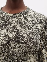 Thumbnail for your product : Proenza Schouler Abstract-print Cotton Tissue-jersey T-shirt - Black Multi
