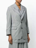 Thumbnail for your product : Comme des Garcons layered button blazer