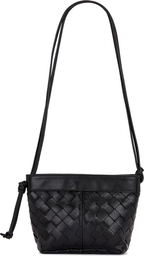 Bottega Veneta Flip Flap Pouch in Black