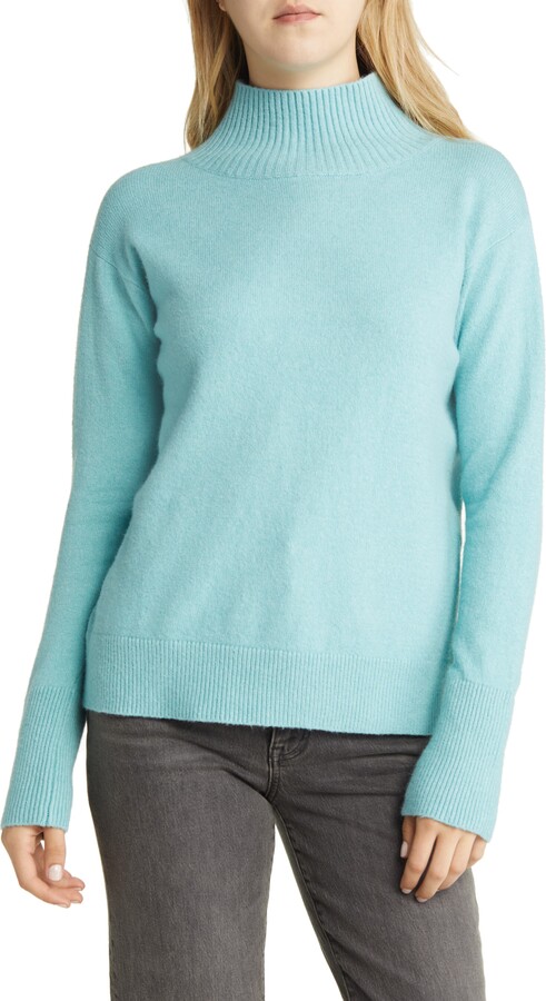 Teal Knit Sweater | Shop The Largest Collection | ShopStyle