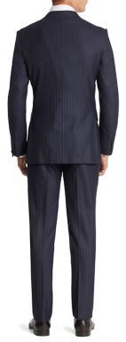 Ermenegildo Zegna Pinstriped Wool & Silk Blend Suit