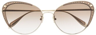 Alexander McQueen Sunglasses Round-Frame Sunglasses