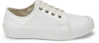 YMC Women's Low Side Leather Trainers White