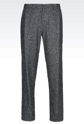 Emporio Armani Trousers - Trousers with tucks