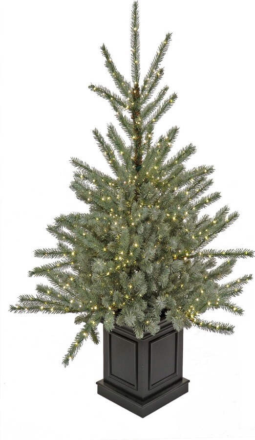 Northlight 6' Prelit Artificial Christmas Tree White Lighted Cascade Twig  Outdoor Decoration - Clear Lights : Target