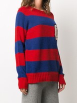 Thumbnail for your product : Opening Ceremony OC patch striped jumper