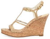 Thumbnail for your product : MICHAEL Michael Kors Cicely Wedge Sandal, Nude