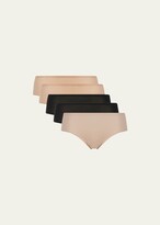 Thumbnail for your product : Chantelle 5-Pack Soft-Stretch Hipster Briefs