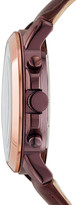 Thumbnail for your product : Fossil Gwynn Chronograph Wine Leather Watch