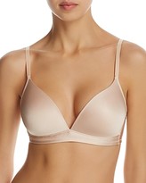 Thumbnail for your product : Hanro Satin Deluxe Soft Cup Wireless T-Shirt Bra