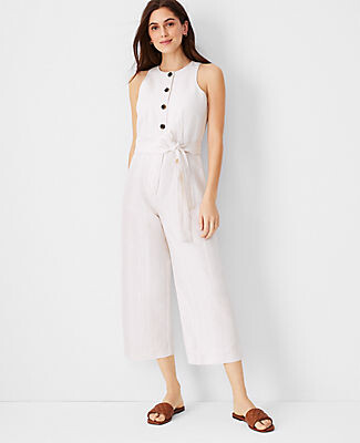 Ann taylor white jumpsuit Outlet