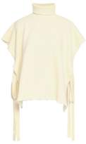 Thumbnail for your product : See by Chloe Lace-up Wool Turtleneck Poncho