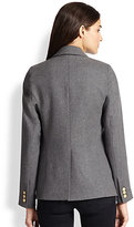 Thumbnail for your product : Smythe Cotton & Silk-Trimmed Blazer