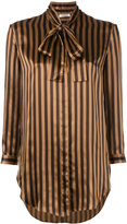 Nina Ricci - tied neck striped shirt 