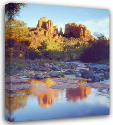 Lark Manor Talbot Frank, Christopher Canvas Art: Arizona, Sedona Cathedral Rock and Oak Creek (66_US03 BJA0003)