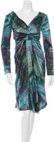 Thumbnail for your product : Alberta Ferretti Silk Printed Dress
