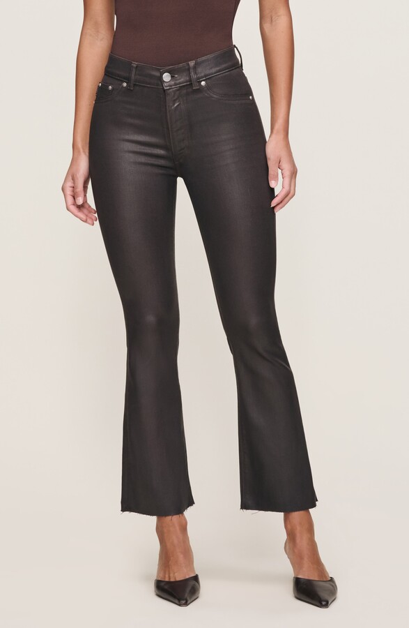 DL1961 Bridget Boot Instasculpt™ Coated High Rise Crop Jeans