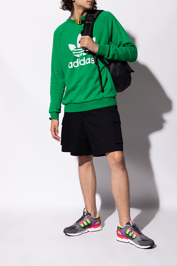 adidas Sweatshirt With Logo Men's Green - ShopStyle Activewear Jackets