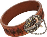 Thumbnail for your product : Sevan Biçakci Diamond-Clasp Leather Bracelet