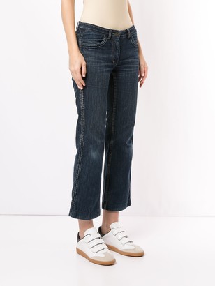 Céline Pre Owned Cropped Straight-Fit Jeans