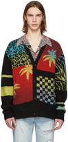 Thumbnail for your product : Amiri Multicolor Ombre Patchwork Cardigan